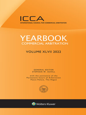 cover image of Yearbook Commercial Arbitration, Volume XLVII (2022)